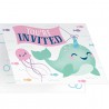 8 Inviti Unicorno Balena Shop