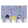 6 Decorazioni Appese Batman e Joker