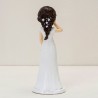 Statuetta sposa mano sulla guancia 21 cm