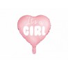 Palloncino a forma di cuore Its a Girl Foil 45cm