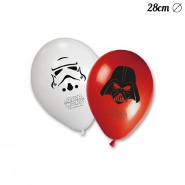 8 Balões de Star Wars 28 cm