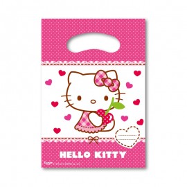 6 Sacchetti per caramelle Hello Kitty