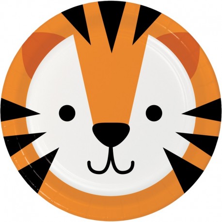 Piatti con Facce da Tigre
