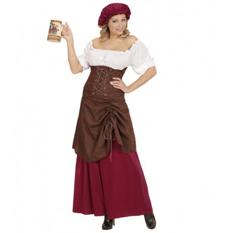 Costume da Locandiera Medievale da Donna