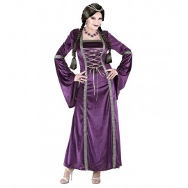 Coppia di Costumi di carnevale medievali adulto Robin Hood Lady Marion