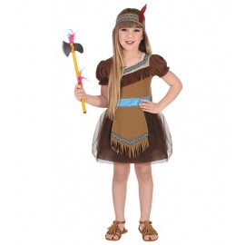 Costume da Indiana con Gonna in Tulle per Bambina Shop