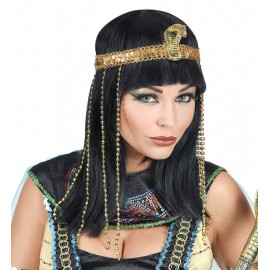 Parrucca Egiziana Imperatrice con fascia per la testa