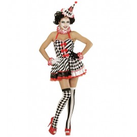 Costume da Ragazza Pierrot per Adulto