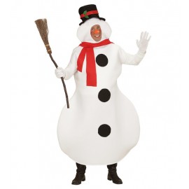 Costume da Pupazzo di Neve per Adulto