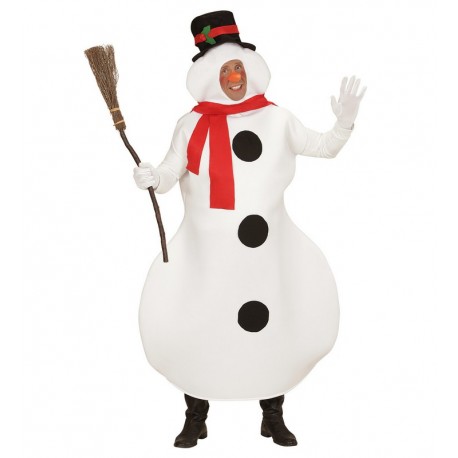 Costume da Pupazzo di Neve per Adulto