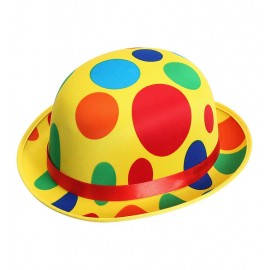 Cappello da Clown a Pois Multicolore