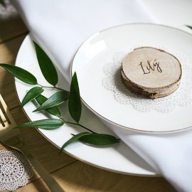 6 Segnaposto di Legno per Matrimonio 6 Segnaposto di Legno per Matrimonio