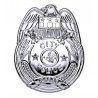 Distintivo Polizia in colore Argento economico