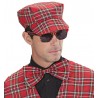 Occhiali in Tartan Rosso