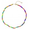 Collana Multicolore 5 linee Neon in vendita