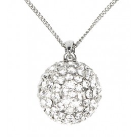 Collana con Sfera di Strass