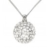 Collana con Sfera di Strass