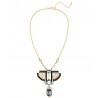 Collana Faraone d'Oro con Gemme di Topazio