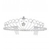 Tiara d'Argento con Strass