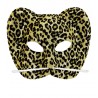 Maschera leopardata glitterata