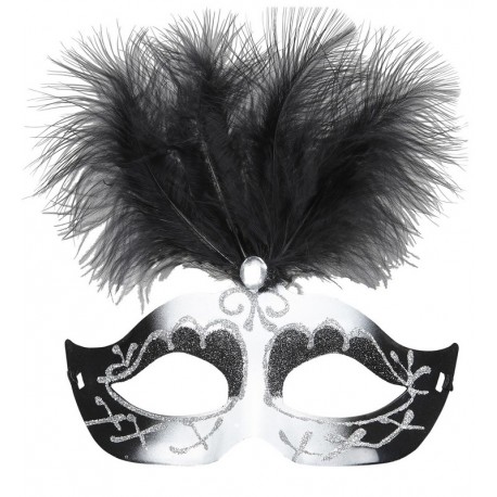 Maschera Venezia Nera e Bianca