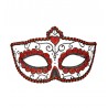Maschera Giorno dei Morti con Glitter