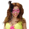 Maschera Rosa Brasiliana con Piuma Online