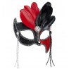 Maschera da Ballo con Gemme e Piume