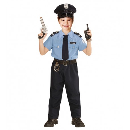 Costume da Poliziotto con Camicia per Bambino Online