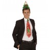 Cravatta glitter con albero di Natale economica