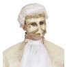 Maschera Casanova in Avorio con Strass Lusso in vendita