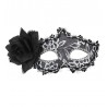 Maschera con Glitter Colore Rosa Nera