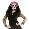 Maschera Catrina con Velo e Rose Offerta