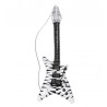 Chitarra gonfiabile rockstar zebrata