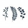 9 Rami con Foglie Decorative