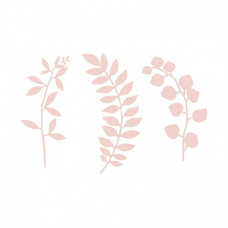 9 Rami con Foglie Decorative