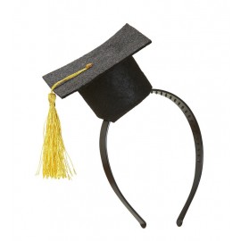 Cerchietto con Mini Cappello di Laurea