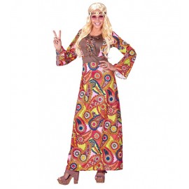 Costume da Hippie floreale per donna