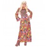Costume da Hippie floreale per donna economico