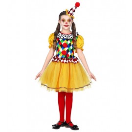 Costume da clown tutù per ragazze economico