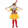 Costume da clown tutù per ragazze economico