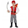 Costume da bucaniere dei Caraibi per bambini economico