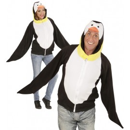 Costume da Pinguino in Felpa per Adulti Economico