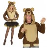 Costume da orso in felpa per adulti
