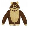 Costume da orso in felpa per adulti