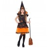 Costume da Strega Zucca per Bambina Economico