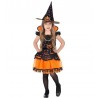 Costume da Strega Zucca per Bambina Economico