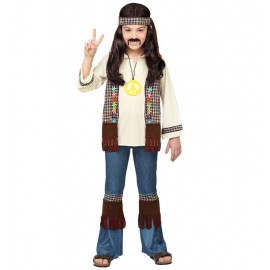 Costume Hippie Peace per bambino
