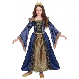 Costume da Regina Medievale per Bambine