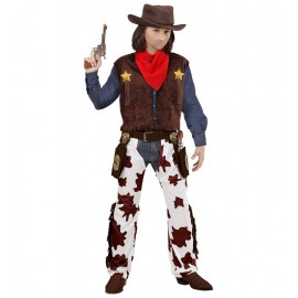 Costume da Cowboy da Saloon Bambino